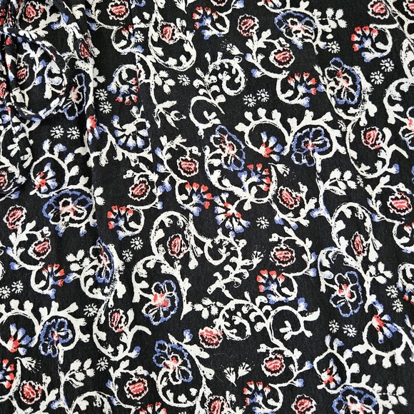 GAP Dress, Size Small, Black/Multi Foral - Picture 6 of 11